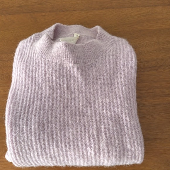 Aritzia alpaca lavender sweater - Picture 6 of 6